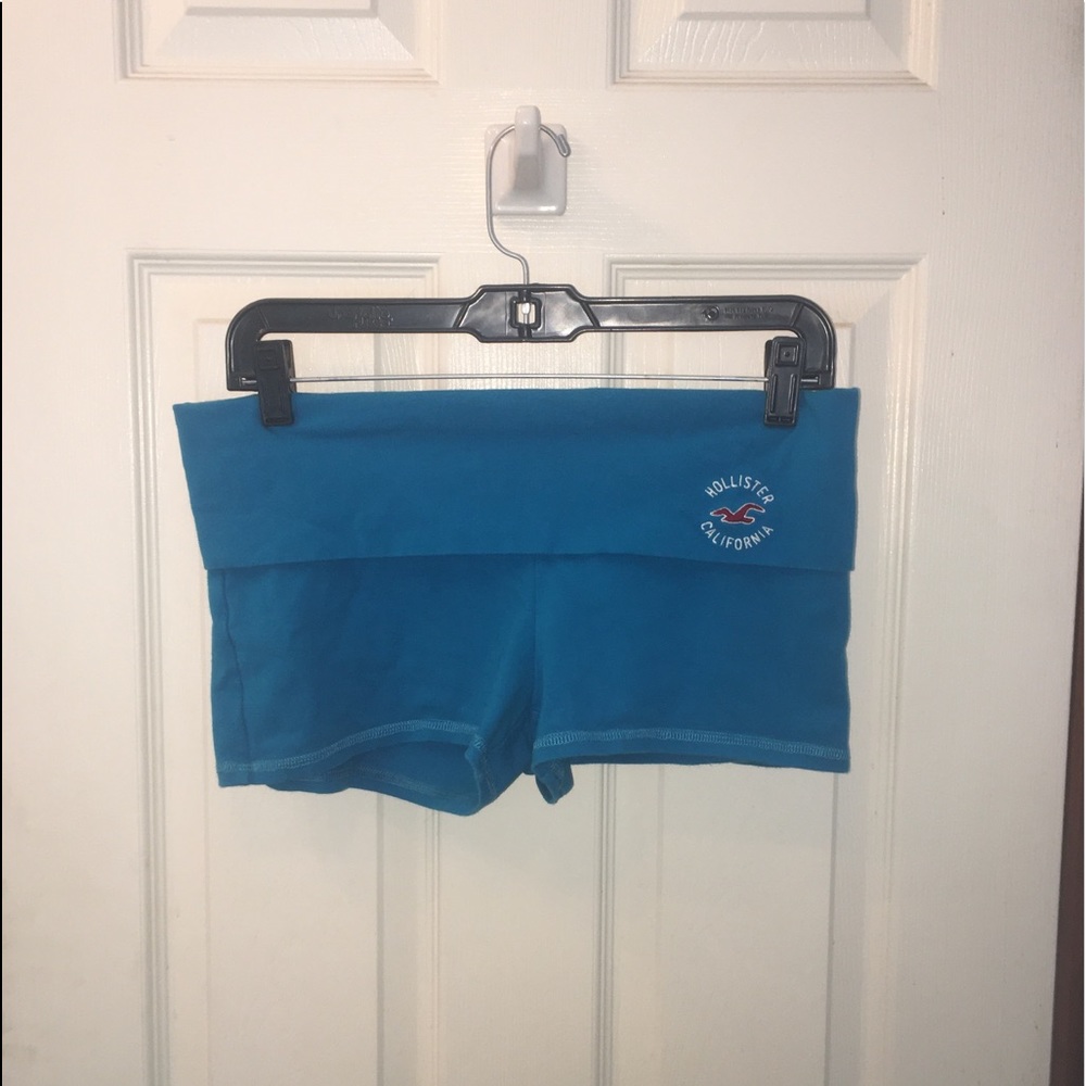 Light Blue Hollister Yoga Shorts
